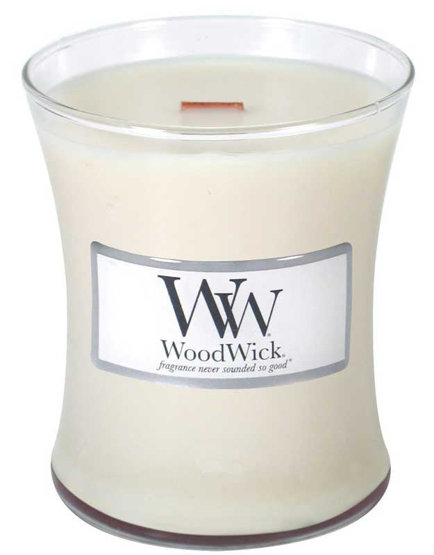WoodWick Candle -Linen - 2 sizes – Olde Church Emporium